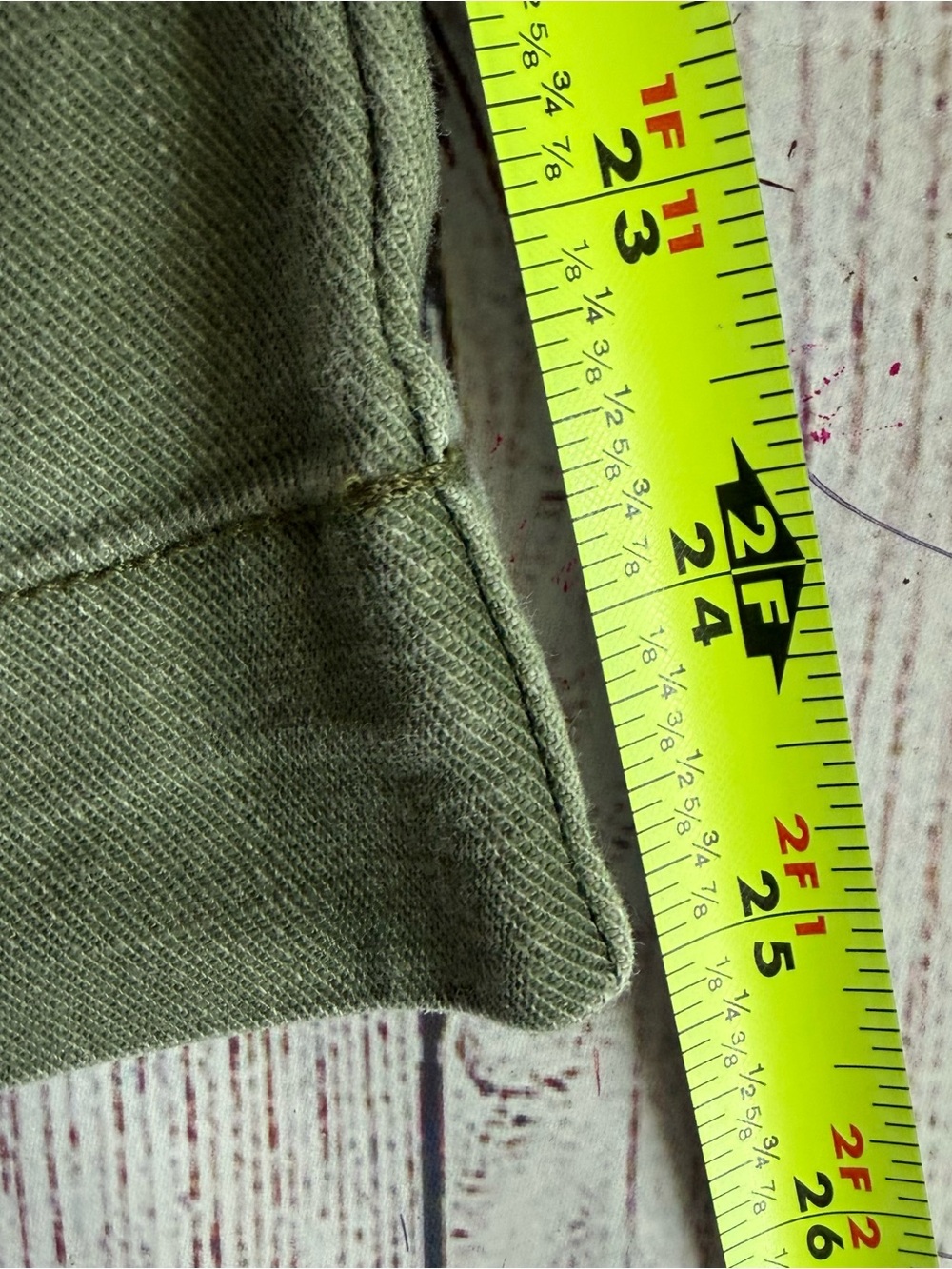 MADEWELL Green Cargo Style Pants 25 - Picture 5 of 6
